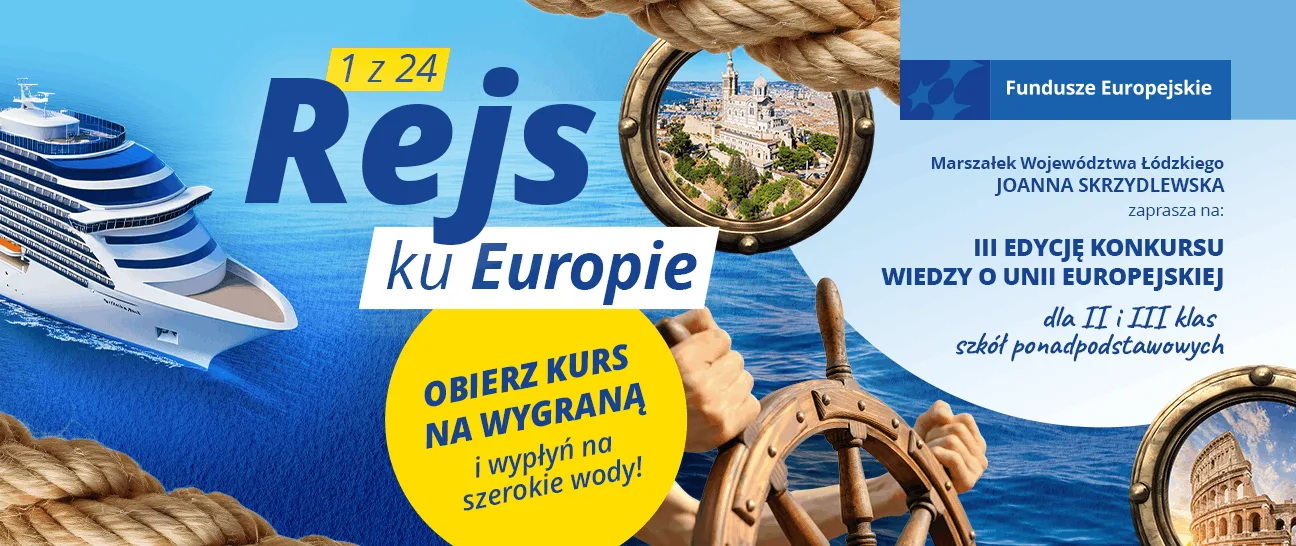Plakat konkursu 1 z 24 Rejs ku Europie
